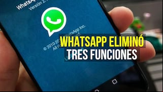 Conoce las tres acciones que ya no puedes realizar en WhatsApp