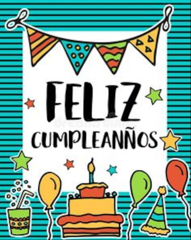Imágenes de 'Feliz Cumpleaños' para compartir en redes sociales (Foto: Pinterest).