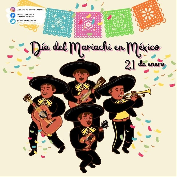 El 21 de enero es el Día del Mariachi en México. (Foto: X | @AbrahamSarone)