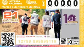 Resultados Sorteo Mayor del 6 de febrero: mira aquí los ganadores del martes