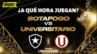 Universitario vs. Botafogo por Copa Libertadores: a qué hora juegan en Brasil