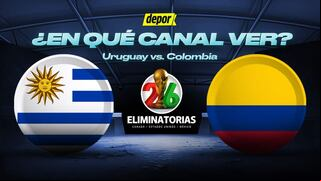 En qué canal ver Uruguay vs. Colombia por Eliminatorias 2026