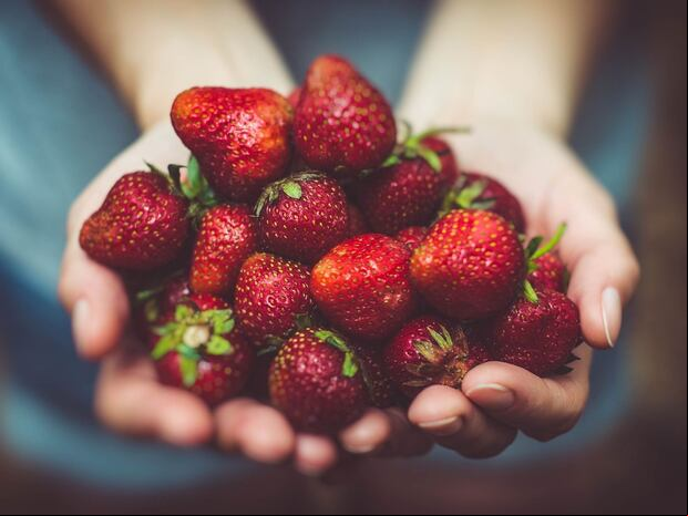 Esta imagen te muestra varias fresas, que forman parte del grupo de los mejores alimentos para la salud de los huesos. (Foto: Pexels / Pixabay)