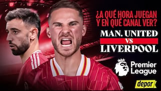 En qué canales TV ver Manchester United vs Liverpool y a qué hora juegan hoy