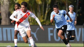 Perú vs. Uruguay en partido por Preolímpico Sub-23. (Foto: EFE)