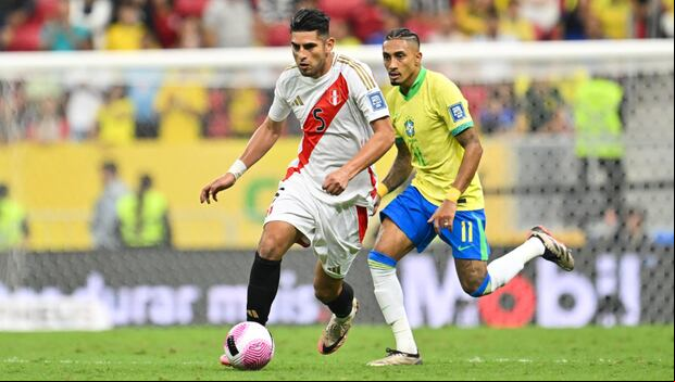 Carlos Zambrano decayó en su rendimiento en comparación con su partido ante Uruguay. (Foto. La Bicolor)