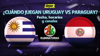 Cuándo juegan Uruguay vs. Paraguay: fecha, horarios y canales de TV por Eliminatorias 2026