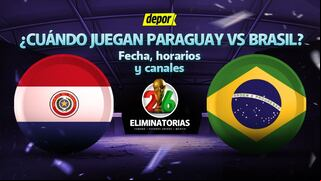 ¿Cuándo juegan Paraguay vs. Brasil por Eliminatorias 2026 desde Asunción?
