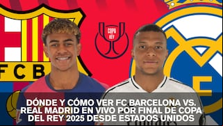 Dónde se vio FC Barcelona vs. Real Madrid por la final de Copa del Rey desde EE.UU. en TV y Online