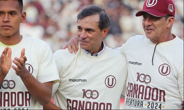Fabián Bustos ganó el Torneo Apertura 2024 con Universitario de Deportes. (Foto: Jesús Saucedo / GEC)