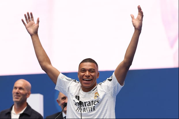 Kylian Mbappé fue presentado oficialmente como nuevo jugador del Real Madrid en julio del año pasado.