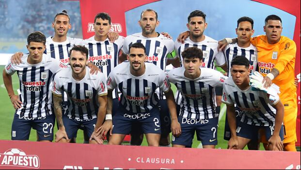 Alianza Lima mantuvo su clásico 3-5-2 para el partido con Sporting Cristal. (Foto: Jesús Saucedo / GEC)