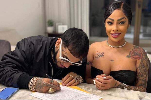 La dominicana se casó con Anuel AA pocos meses después de iniciar su romance (Foto: Yailin La Más Viral / Instagram)