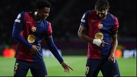 Barcelona vs. Benfica por los octavos de final de la Champions League. (Foto: AFP)