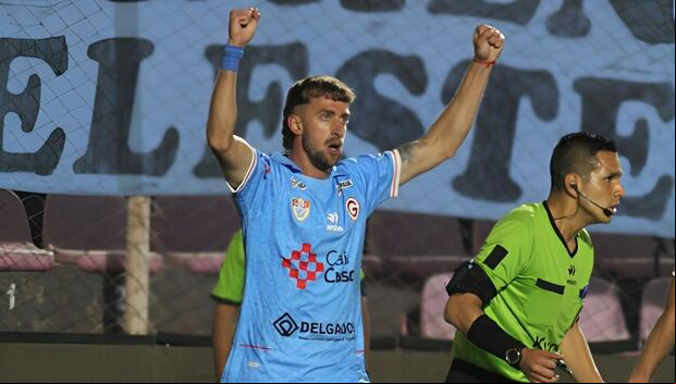 Gaspar Gentile marcó cinco goles en la temporada 2024 de Liga 1. (Foto: Liga 1)