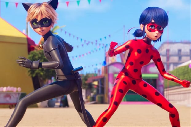 Una escena de "Miraculous: Las aventuras de Ladybug - La película" (Foto: Netflix)