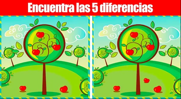 Reto visual: encuentra las 5 diferencias en 12 segundos, el 90% no puede hacerlo (Foto: Depor)
