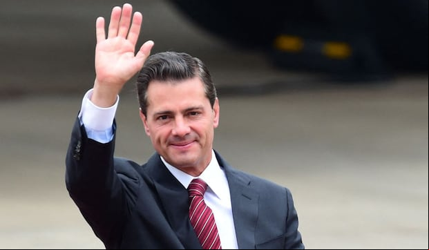 Enrique Peña Nieto cuando era presidente en 2018 (Foto: AFP)