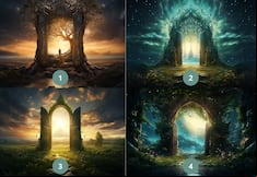 Tu fuente de inspiración puede revelarse tras una puerta mística: ¡resuelve el test visual!