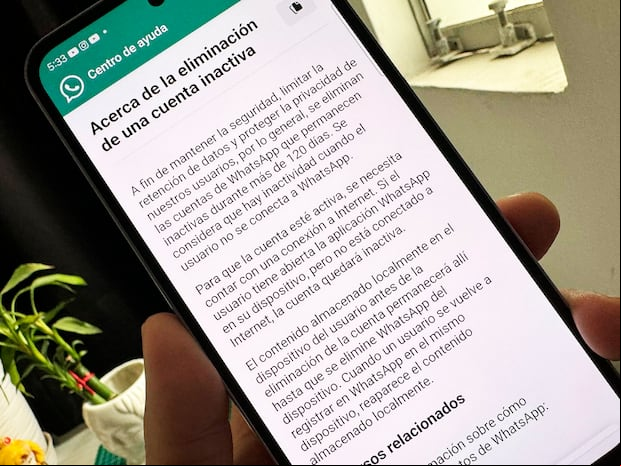 WHATSAPP | Estas son las condiciones de WhatsApp donde informa qué pasará con tu cuenta inactiva. (Foto: MAG - Rommel Yupanqui)