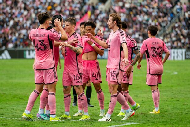 Inter Miami venció a Hong Kong este domingo en amistoso sin Lionel Messi ni Luis Suárez. (Foto: Getty Images)