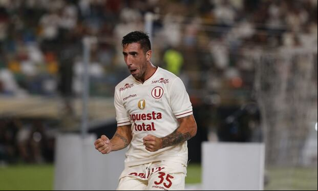 Diego Dorregaray llegó como el flamante nueve extranjero, pero ha terminando siendo suplente en Universitario. (Fotos: Violeta Ayasta/@photo.gec)