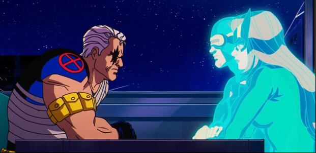 Nathan Summers (Cable) hablando con sus padres. (Foto: Disney+)