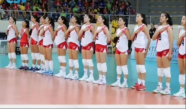 Perú vs Chile por el tercer puesto del Sudamericano de Vóley Sub 19. (Foto: Difusión).