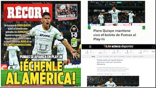 “De la mano de Piero”: la reacción de la prensa mexicana tras gol de Quispe con Pumas UNAM