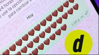 ¡No es un chocolate! Esto significa el corazón marrón en WhatsApp si tu pareja te manda