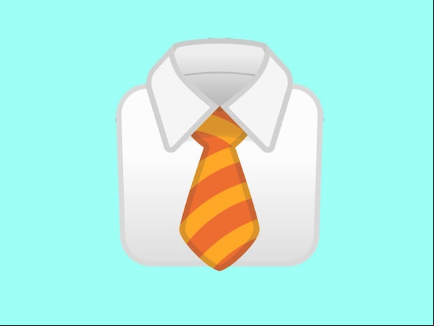 WHATSAPP | La corbata siempre ha sido símbolo del Día del Padre. (Foto: Emojipedia)