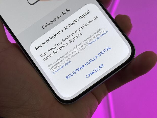 ANDROID | Recuerda que puedes registrar hasta 5 huellas dactilares. (Foto: Depor - Rommel Yupanqui)