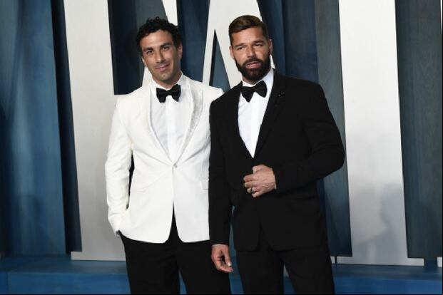 Ricky Martin y Jwan Yosef solían asistir juntos a galas y presentaciones (Foto: Patrik T. Fallon / AFP)