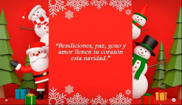Las mejores postales para dedicar en Navidad este 25 de diciembre. (Foto: Google).