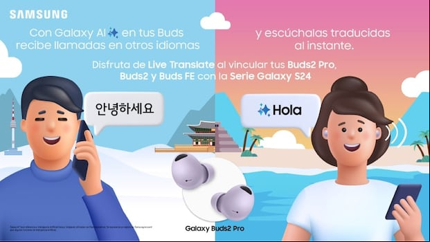 Traducción simultánea en el sistema de Samsung mediante IA (Difusión)