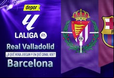 ¿Qué canales transmiten Barcelona vs. Valladolid y a qué hora juegan?
