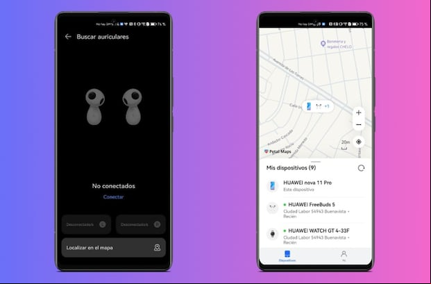 Soluciones para hallar tus audífonos con Huawei