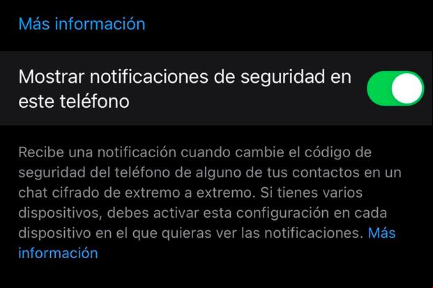 De esta manera podrás desactivar los avisos de cambios de cifrado en WhatsApp. (Foto: MAG - Rommel Yupanqui)