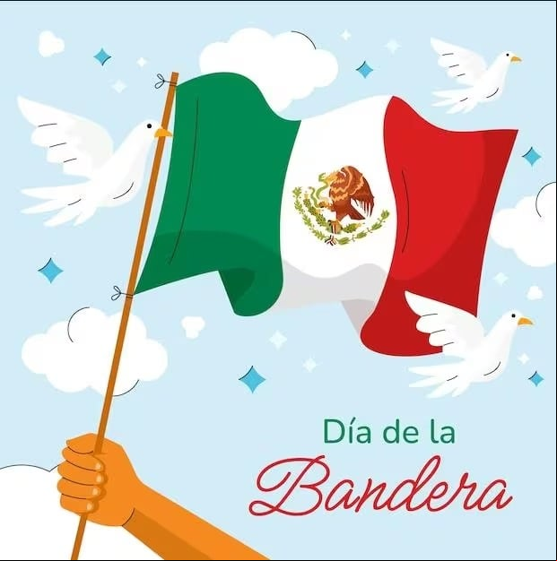 Imágenes por el día de la Bandera mexicana que se realizará este sábado 24 de febrero. (Foto: Internet).