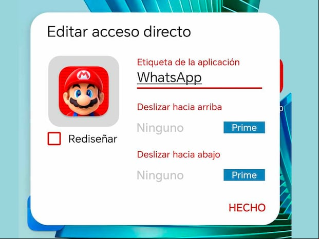 WHATSAPP | Así debe quedar el ícono de WhatsApp con el rostro de Mario Bros. (Foto: MAG - Rommel Yupanqui)