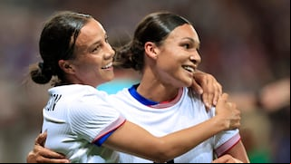 Estados Unidos goleó 3-0 a Zambia en el debut del fútbol femenino en París 2024