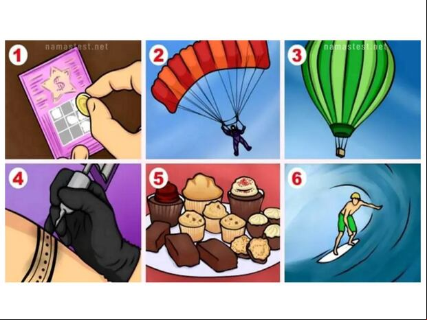 TEST VISUAL | Esta imagen te muestra las diferentes actividades que puedes realizar. (Foto: namastest.net)