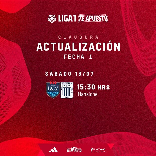 Liga 1 oficializó el César Vallejo vs. Alianza Lima en el estadio Mansiche. (Foto: Liga 1)