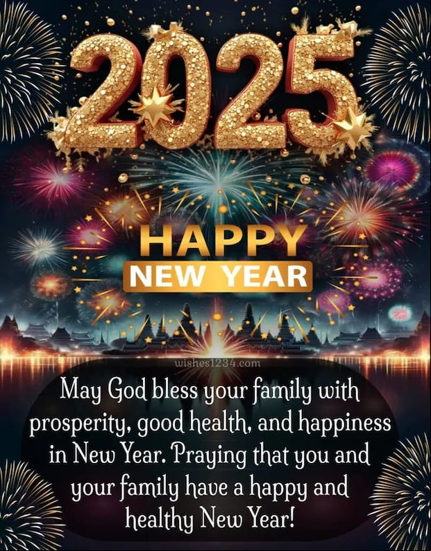Dedicate one of these cards or images with phrases and motivational messages, to receive a Happy New Year 2025 this January 01. (Photo: Pinterest)