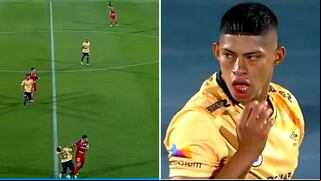 Kevin Quevedo brilla en Copa Sudamericana a pesar de recibir una dura falta