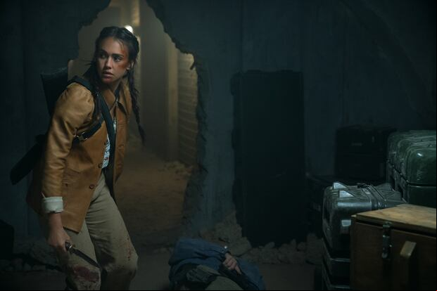 Jessica Alba es la encargada de interpretar a Parker en la película de acción "Detonantes" (Foto: Netflix)