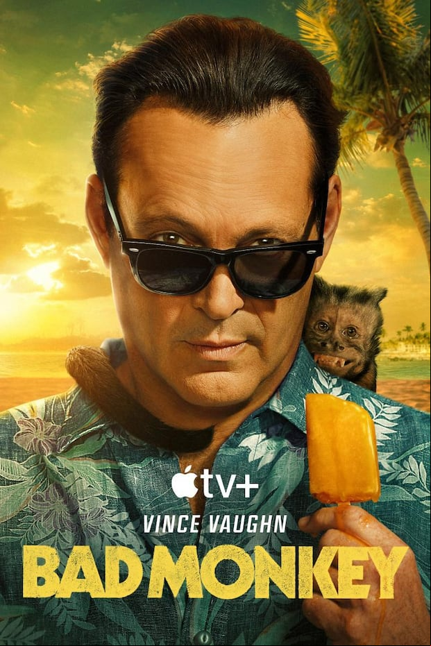 El póster de "Bad Monkey", serie que se desarrolla a lo largo de 10 episodios en su primera temporada (Foto: Apple TV+)