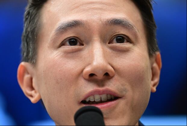 The app's CEO, Shou Zi Chew, reassured s about the TikTok ban in the U.S. on January 19th. | Credit: Jim WATSON / AFP