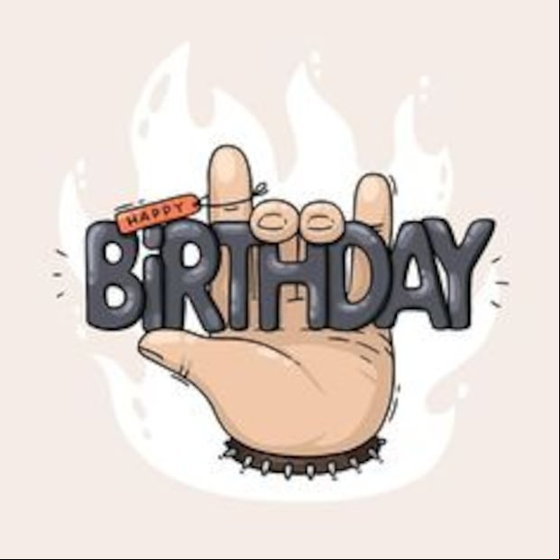 Imágenes de 'Feliz Cumpleaños' para compartir en redes sociales (Foto: Pinterest).