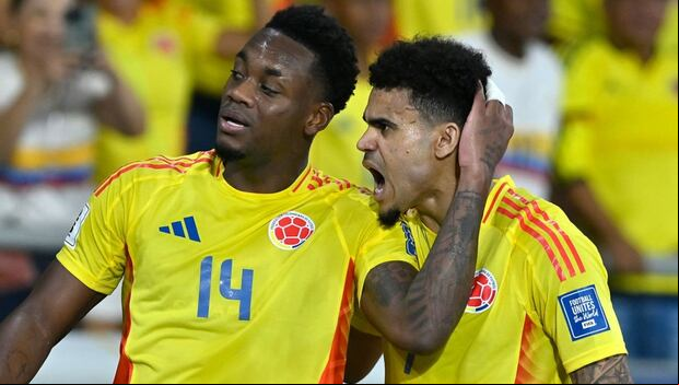 Luis Díaz se perderá el partido contra Perú por suspensión. (Foto: Getty Images)